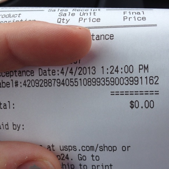 Tracking # for ur items :) - Picture 1 of 1