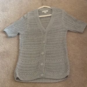 Short Silver Summer Sweater
