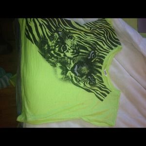 Neon green shirt
