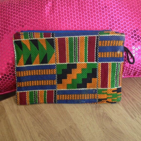 Accessories - Ankara makeup bag.