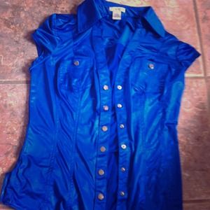 Cache button up shirt