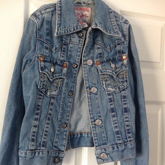 True Religion children jeans jacket,  XS and M