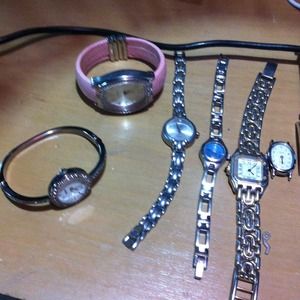 Watch lot parts as is timex relic chicos Milan etc