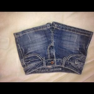 Denim shorts