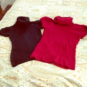 2 comfy turtle neck shirts