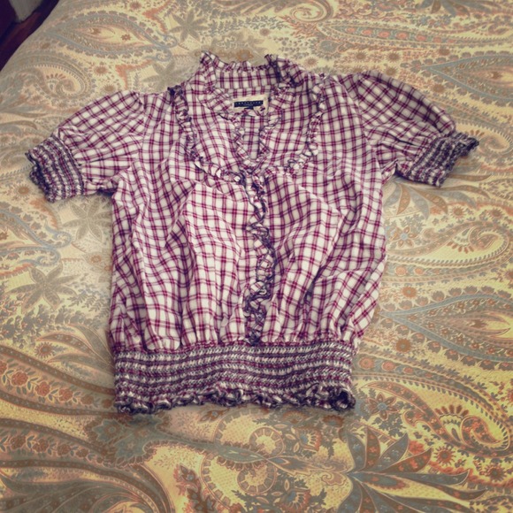 Cowboy plaid top