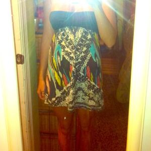 Strapless billabong dress