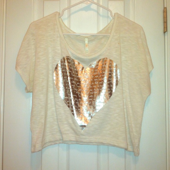 I love you Knitted Crop Top