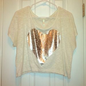 I love you Knitted Crop Top