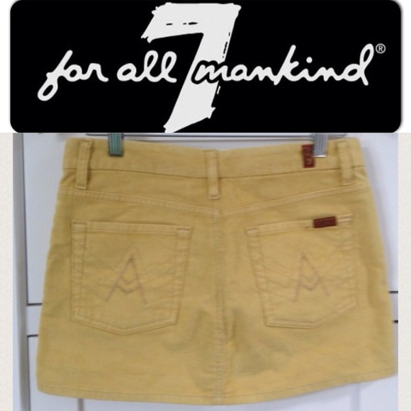 7 for all Mankind Dresses & Skirts - Authentic  7 for all mankind  Denim Skirt
