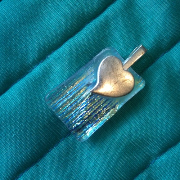 Fused Glass Pendant - Picture 2 of 4