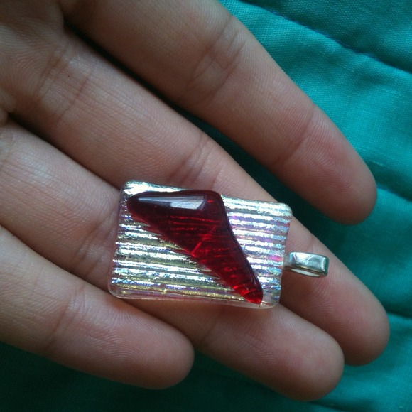 Fused Glass Pendant - Picture 4 of 4