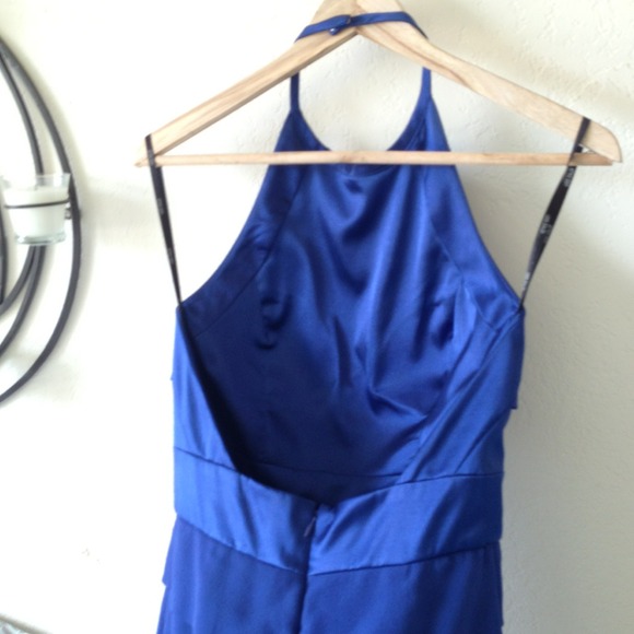 Blue Designer Dress with open back💙💙💙 - Picture 2 of 3