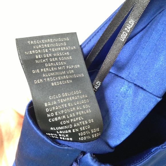 Blue Designer Dress with open back💙💙💙 - Picture 3 of 3