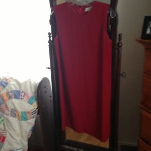 Dress size two but will fit four  A line