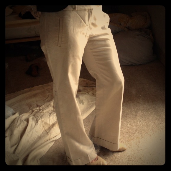 Banana Republic Pants - Banana Republic Cream Slacks