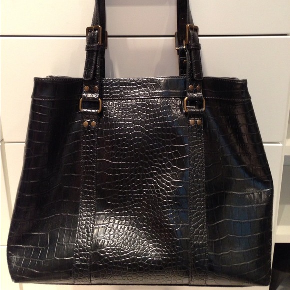 Large Croc-style Handbag - Picture 1 of 4