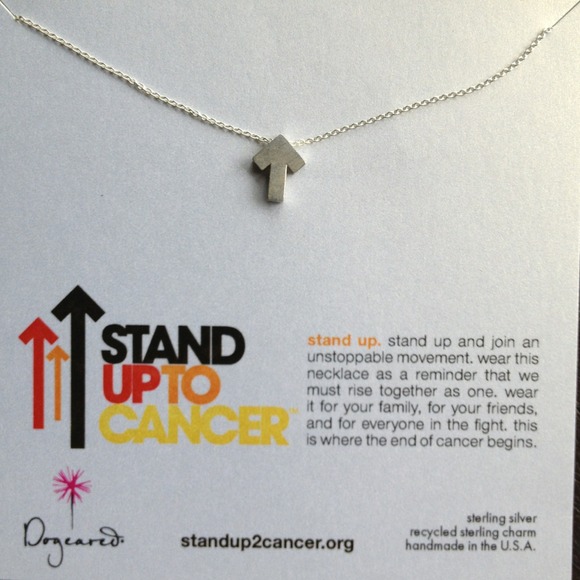 Dogeared  Jewelry - Dogeared Stand Up To Cancer sterling necklace.