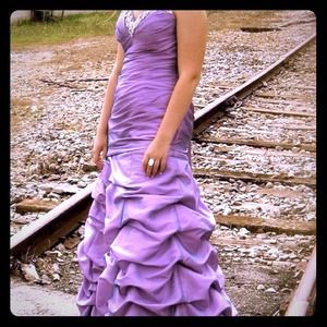 Purple prom dress