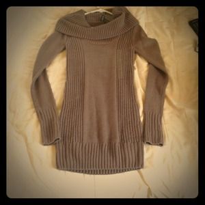 Brown H&M sweater dress