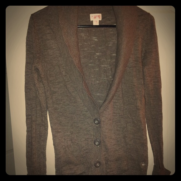 Brown cardigan