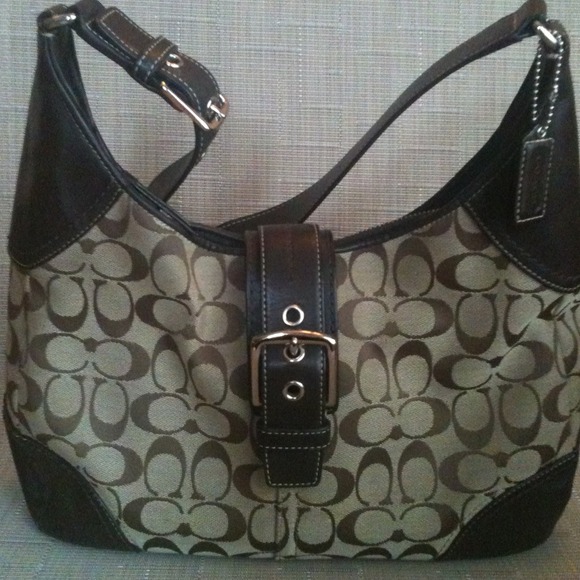 Classic brown and tan Coach - Picture 1 of 4