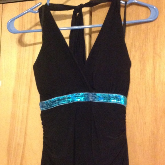 Black cocktail dress