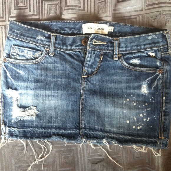 Abercrombie jean skirt