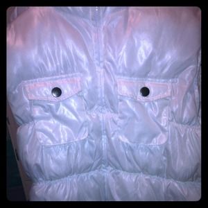 Sale!!!!!! White puffy vest!
