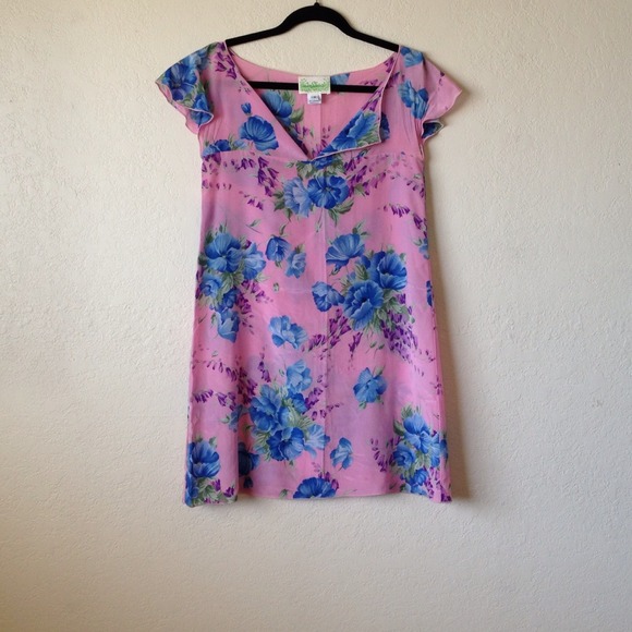 ❌SOLD❌Tracy Feith Silk Floral Dress