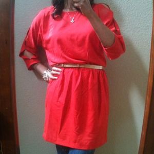 ❌SOLD in bundle❌French Connection orange tunic