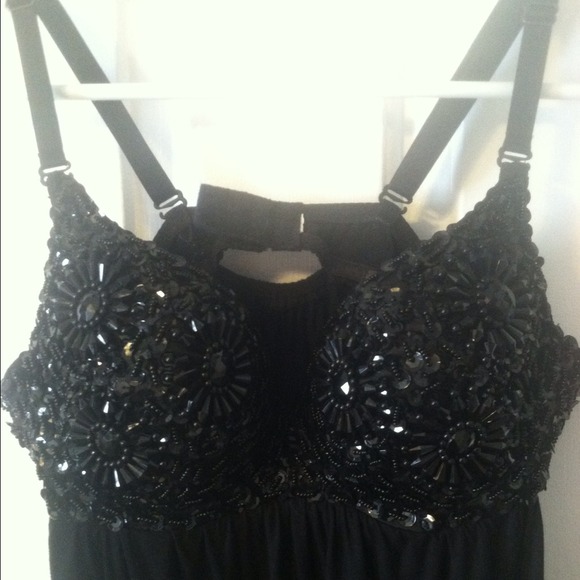 Black sequin shirt