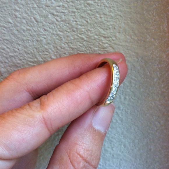 10K Yellow Gold Diamond Ring NWT