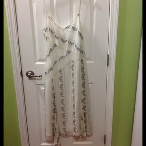 Cream colored dress