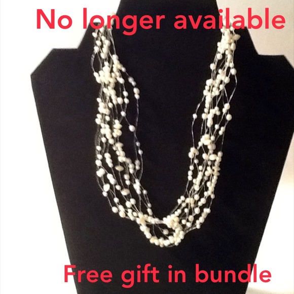 Sold in bundle! Invisible beaded necklaces