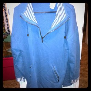 Sale!!! Blue half zip!