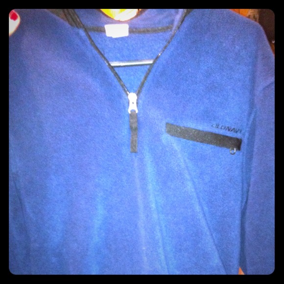 Sale!!! Old navy dark blue & black half zip!