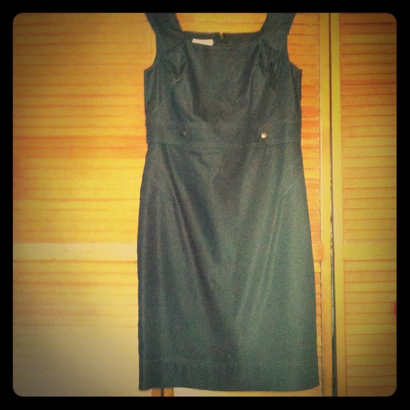 Sleeveless blue jean dress