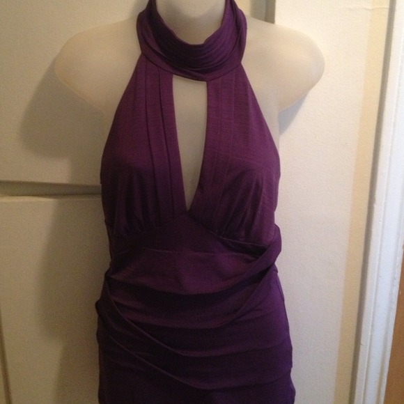 Purple halter top - Picture 2 of 2