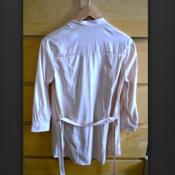 FOREVER21 Beige/natural button down tunic (size S) - Picture 4 of 4