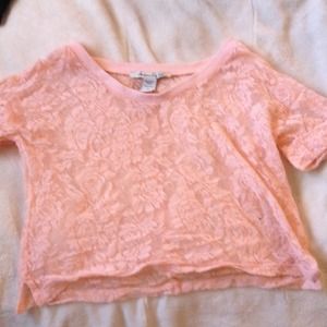 Lace crop top