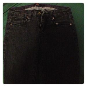 Dark Black Skinny Jeans