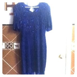 Classic royal blue dress!