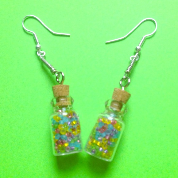 Jewelry - Bundled!! Sweet candy gem Earrings.