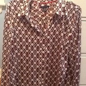 Tommy Hilfiger silk button up.