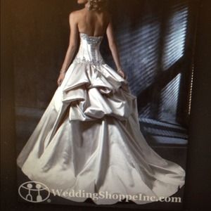 A wedding dress