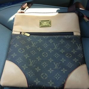 Faux Louis Vuitton crossover bag