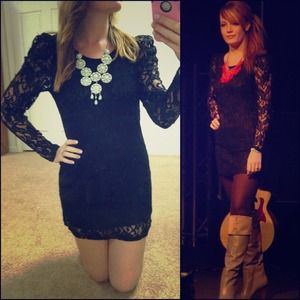 ❌SOLD❌ BLACK LACE DRESS