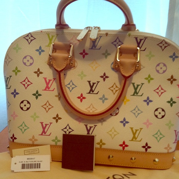 Authentic Louis Vuitton alma multicolor purse!