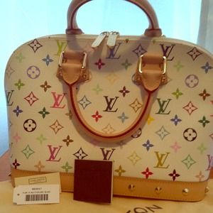 Authentic Louis Vuitton alma multicolor purse!
